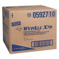 Wypall Towels & Wipes, Blue, 1/4 Fold Poly Wrapped, HYDROKNIT*, 300 Wipes, Unscented, 300 PK 5927